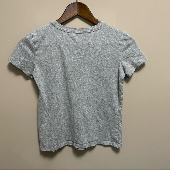 Aritzia Sunday Best Heather Gray Tee with Flame Embroidery Women’s XS - Picture 4 of 6